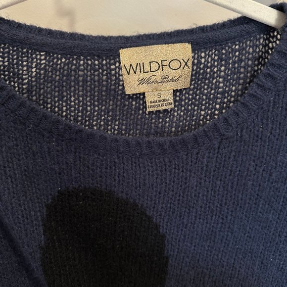 Wildfox White Label | Palace Guard Long Distressed Sweater | Size: Small - Picture 3 of 6